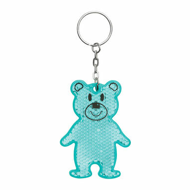 Светоотражающий брелок TEDDY бирюзовый - 56-0402529- Фото №2