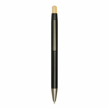 Алюмінієва кулькова ручка BAMBOO PUSHER чорний - 56-1102252- Фото №2