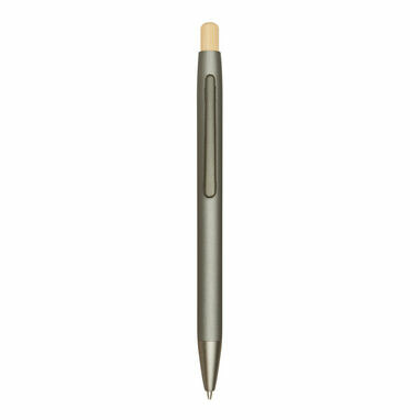 Алюмінієва кулькова ручка BAMBOO PUSHER сірий - 56-1102253- Фото №2