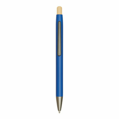 Алюмінієва кулькова ручка BAMBOO PUSHER синій - 56-1102254- Фото №2