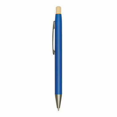 Алюмінієва кулькова ручка BAMBOO PUSHER синій - 56-1102254- Фото №3