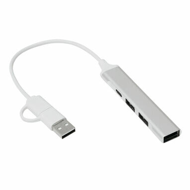 USB-хаб NETWORK срібний - 56-1107386- Фото №6 USB-хаб NETWORK срібний - 56-1107386- Фото №6