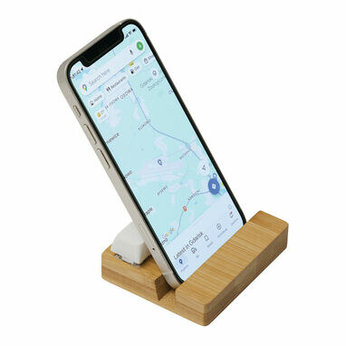 Держатель для смартфона CLICKER белый, коричневый - 56-1107387- Фото №6