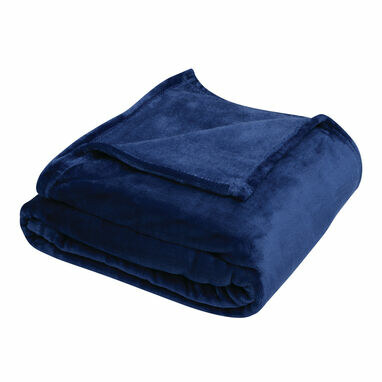 Плед из флиса SNUGGLE DREAM синий - 56-0604121- Фото №12
