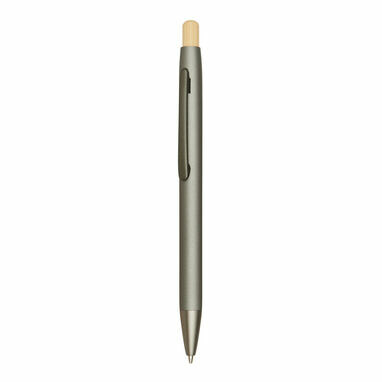 Алюмінієва кулькова ручка BAMBOO PUSHER сірий - 56-1102253- Фото №5