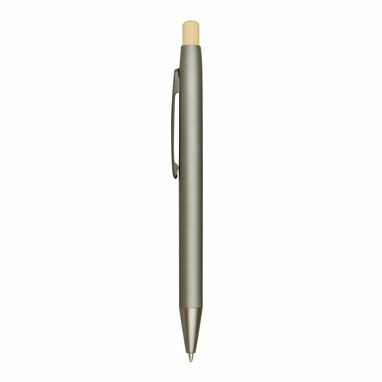 Алюмінієва кулькова ручка BAMBOO PUSHER сірий - 56-1102253- Фото №7