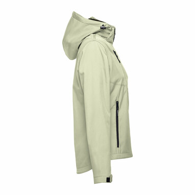 THC ZAGREB WOMEN Женская куртка softshell со съемным капюшоном пастельно-зеленый  размер M - 30181-159-M- Фото №3