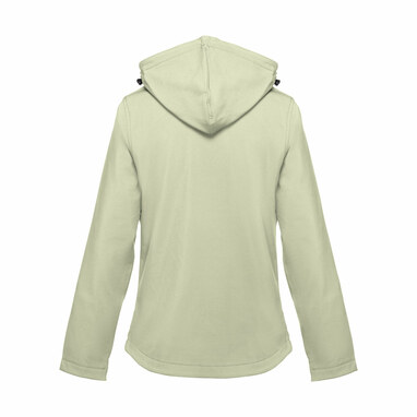THC ZAGREB WOMEN Женская куртка softshell со съемным капюшоном пастельно-зеленый  размер XXL - 30181-159-XXL- Фото №2