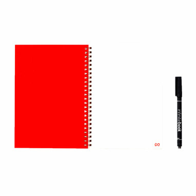 INFINITEBOOK PLAIN Блокнот А5 формату червоний - 33200-105- Фото №1