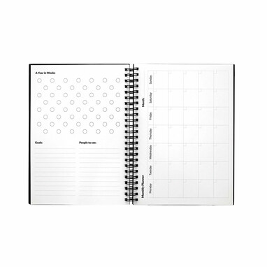 STARTER KIT INFINITE PLANNER A5. Набір містить щоденник формату А5, набір для чищення, маркер та тримач для маркерів чорний - 33202-103- Фото №4