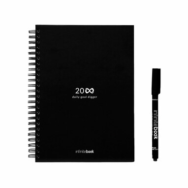 STARTER KIT INFINITE PLANNER A5. Набір містить щоденник формату А5, набір для чищення, маркер та тримач для маркерів чорний - 33202-103- Фото №10