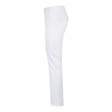 VL LUGH Многокарманные эластичные брюки (240 г/м²) из хлопка (46%), ЭМЭ (38%) и полиэстера (16%) белый  размер 48 - 36003-106-48- Фото №2