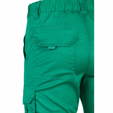 VL LUGH. Багатокишенькові еластичні штани (240 г/м²) з бавовни (46%), EME (38%) та поліестеру (16%) зелений  розмір 36 - 36003-109-36- Фото №5