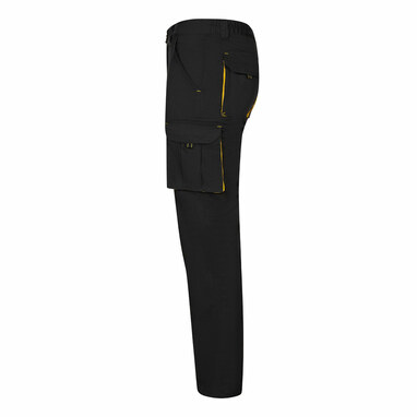 VL FIDES Двухцветные брюки-стрейч с несколькими карманами (240 г/м²) из хлопка (46%), ЭМЭ (38%) и полиэстера (16%). черный  размер 54 - 36031-203-54- Фото №2