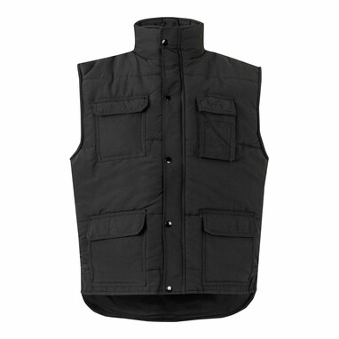 VL MEFITIS Жилет з кількома кишенями (220 г/м²), з поліестеру (100%) чорний  розмір L - 36047-103-L- Фото №6