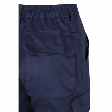 VL ASCLEPIUS Брюки из твила с несколькими карманами (200 г/м²) из хлопка (35%) и полиэстера (65%) синий  размер M - 36058-104-M- Фото №4