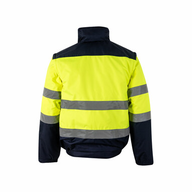 VL JUPITER LARGE Двоколірна куртка утеплена (180 г/м²) з поліестеру (100%) з поліуретановим покриттям синій  розмір 4XL - 36060-204-4XL- Фото №1