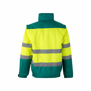 VL JUPITER LARGE Двоколірна куртка утеплена (180 г/м²) з поліестеру (100%) з поліуретановим покриттям зелений  розмір 4XL - 36060-209-4XL- Фото №1