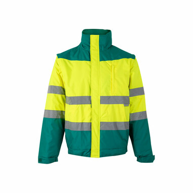 VL JUPITER LARGE Двоколірна куртка утеплена (180 г/м²) з поліестеру (100%) з поліуретановим покриттям зелений  розмір 5XL - 36060-209-5XL- Фото №8