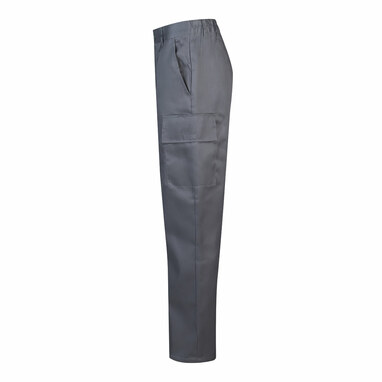VL AINE Брюки из твила с несколькими карманами (190 г/м²) из хлопка (20%) и полиэстера (80%) серый  размер 58 - 36112-113-58- Фото №2