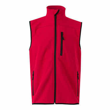 VL VARUNA Жилет Softshell (280 г/м²) з підкладкою з поліестеру (94%) та еластану (6%). червоний розмір 2XL - 36136-105-2XL- Фото №4 VL VARUNA Жилет Softshell (280 г/м²) з підкладкою з поліестеру (94%) та еластану (6%). червоний розмір 2XL - 36136-105-2XL- Фото №4