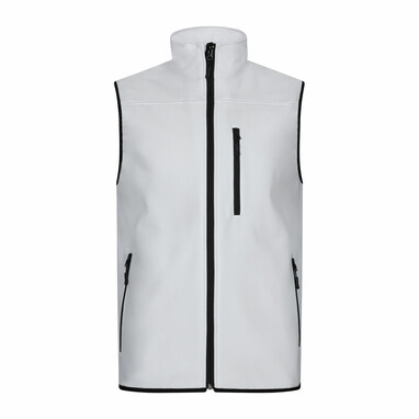VL VARUNA Жилет Softshell (280 г/м²) з підкладкою з поліестеру (94%) та еластану (6%). білий розмір 2XL - 36136-106-2XL- Фото №3 VL VARUNA Жилет Softshell (280 г/м²) з підкладкою з поліестеру (94%) та еластану (6%). білий розмір 2XL - 36136-106-2XL- Фото №3