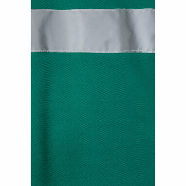 VL PLUTO LARGE Двухцветная рубашка-поло из пике (150 г/м²) с длинными рукавами, из хлопка (55%) и полиэстера (45%). зеленый  размер 5XL - 36140-209-5XL- Фото №6
