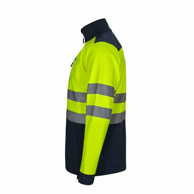 VL HESTIA Двоколірна куртка softshell (280 г/м²) з поліестеру (96%) та еластану (4%). синій  розмір 2XL - 36144-204-2XL- Фото №2