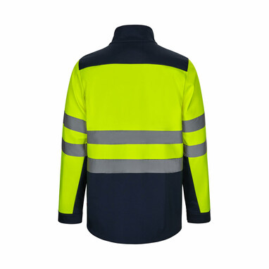 VL HESTIA LARGE Двоколірна куртка softshell (280 г/м²) з флісовою підкладкою та мембраною TPU, з поліестеру (96%) та еластану (4%). синій  розмір 4XL - 36145-204-4XL- Фото №1