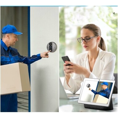 Розумна сторожова дверна камера з Wi-Fi Prixton DV50 чорний - 1PA21190- Фото №4 Розумна сторожова дверна камера з Wi-Fi Prixton DV50 чорний - 1PA21190- Фото №4