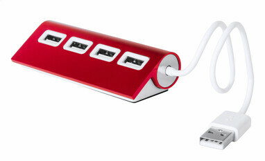 Хаб USB Weeper червоний - AP781137-05- Фото №2 Хаб USB Weeper червоний - AP781137-05- Фото №2