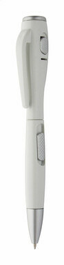 Ручка кулькова з ліхтариком Senter білий - AP791520- Фото №1