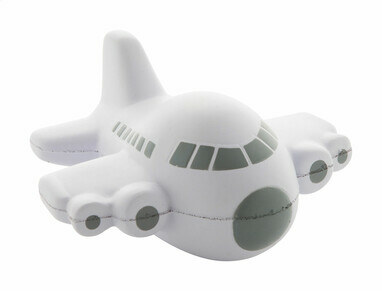 Мячик антистресс Jetstream белый - AP810388- Фото №1