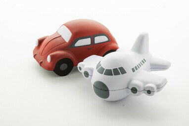 Мячик антистресс Jetstream белый - AP810388- Фото №2