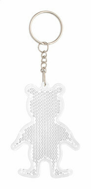 Світловідбиваючий брелок Safebear білий - AP844007-01- Фото №1