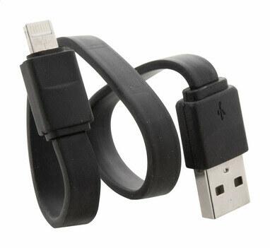 Кабель зарядний USB Stash чорний - AP810422-10- Фото №1