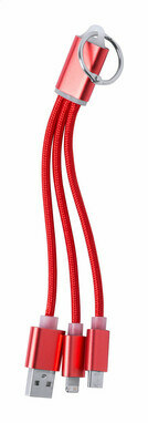 Кабель зарядний USB Scolt червоний - AP721102-05- Фото №2