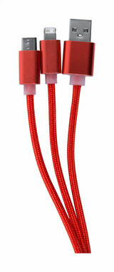 Кабель зарядний USB Scolt червоний - AP721102-05- Фото №3