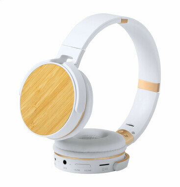 Наушники с Bluetooth Treiko белый - AP721523-01- Фото №3