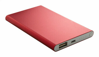 Power bank FlatFour червоний - AP810460-05- Фото №2