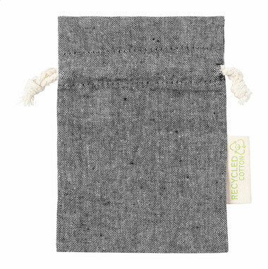 Подарочный мешочек из хлопка Dratinix черный - AP722522-10- Фото №1