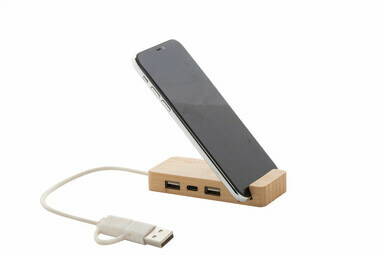 USB хаб Mobaru натуральний - AP864016- Фото №4