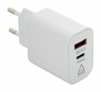 RABS USB-зарядное устройство Recharge белый - AP864017-01- Фото №1