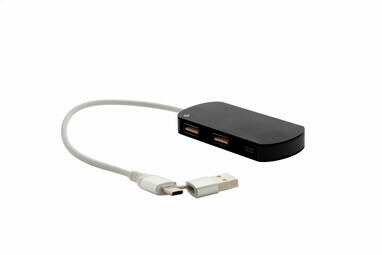 USB хаб Raluhub чорний - AP864022-10- Фото №2