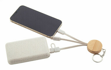 Брелок USB-кабель для заряджання Mugory натуральний - AP864040- Фото №4