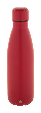 Бутылка из переработанной нержавеющей стали Refill красный - AP808117-05- Фото №1