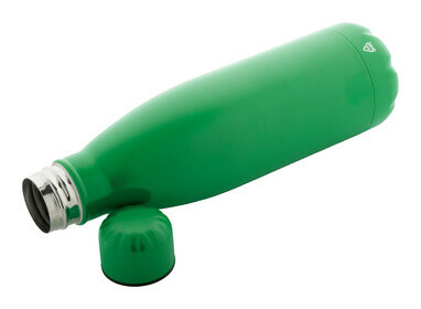 Бутылка из переработанной нержавеющей стали Refill зеленый - AP808117-07- Фото №2