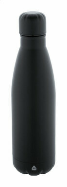 Бутылка из переработанной нержавеющей стали Refill черный - AP808117-10- Фото №1