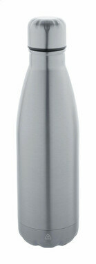 Бутылка из переработанной нержавеющей стали Refill серебряный - AP808117-21- Фото №1