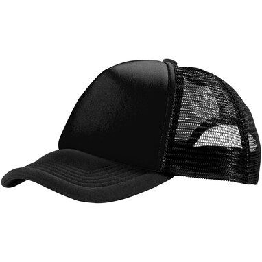 Кепка Trucker из 5-ти панелей сплошной черный - 11106906- Фото №1